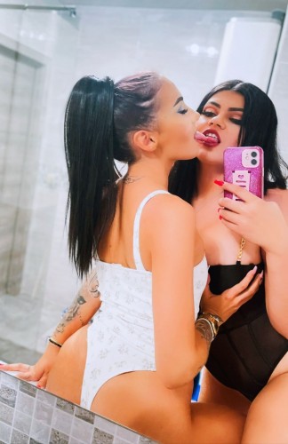 Mia party with Natasha